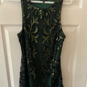 20’s inspired flapper girl mini dress